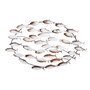 Wallity Alabalık Accesorio de pared de metal Multicolor